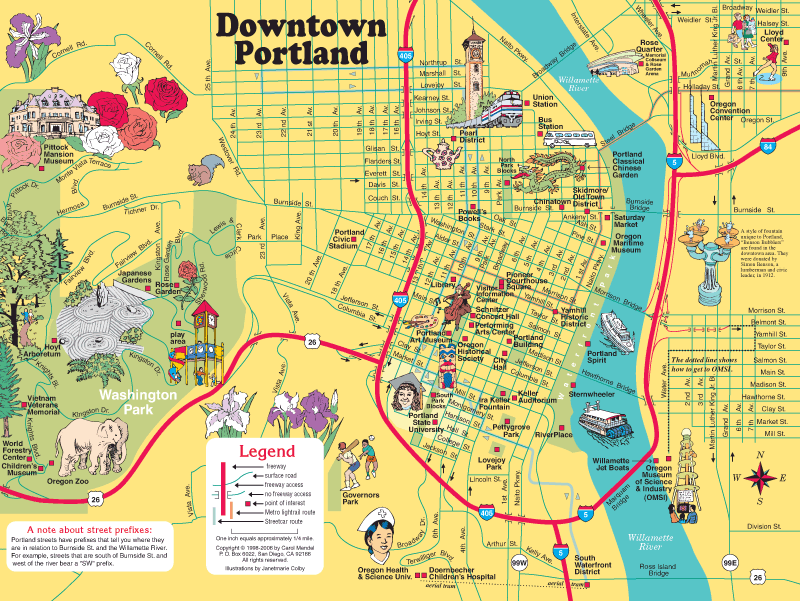 map of Portland
