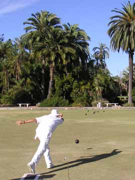 photo of lawn bowling in Balboa Park