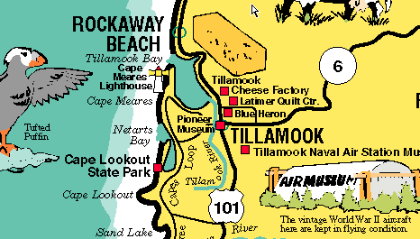 Oregon Visitor’s Map