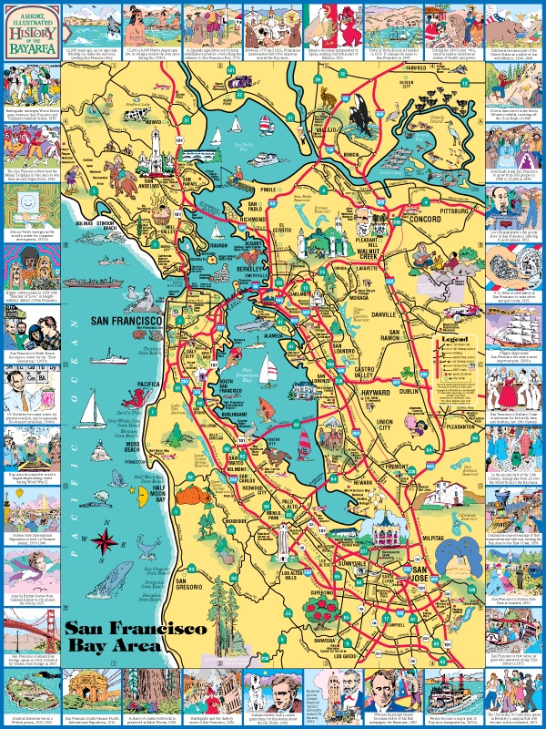 map of the San Francisco Bay Area
