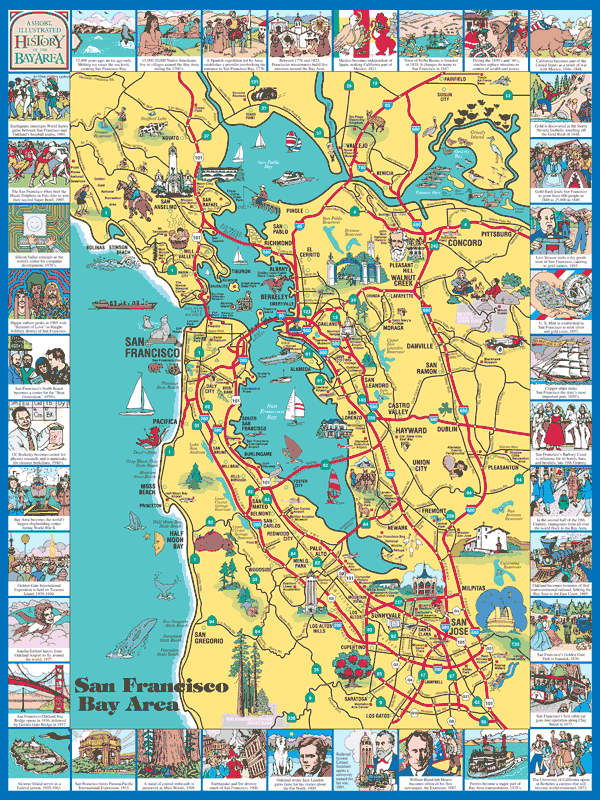 San Francisco Bay Area map