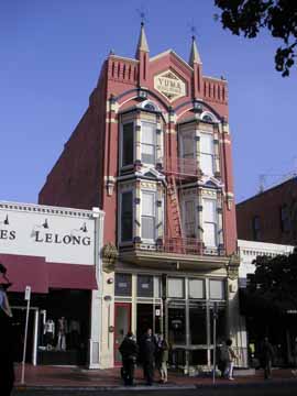 Restored building between G and Market