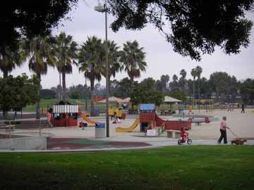 Playground at the end of the walk