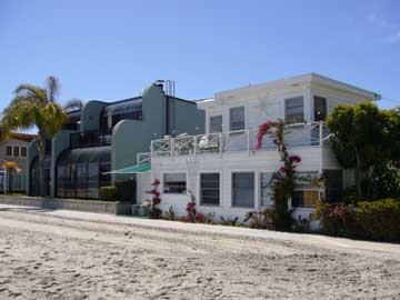 The old and the new, along Bayside Walk